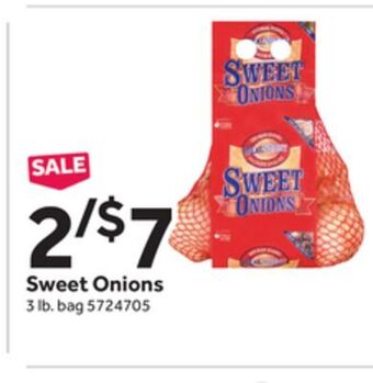 Stop&Shop Sweet onions offer