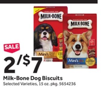 Stop&Shop Milk-bone dog biscuits offer