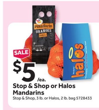 Stop&Shop Stop & shop or halos mandarins offer