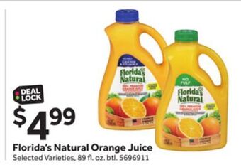 Stop&Shop Florida's natural orange juice offer