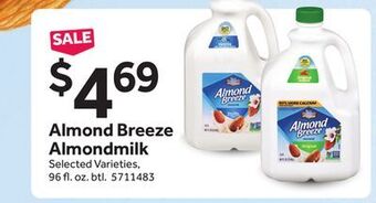 Stop&Shop Almond breeze almondmilk offer