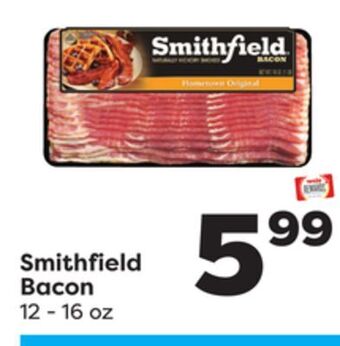 Weis Markets Smithfield bacon offer