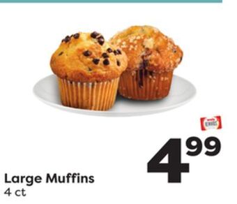 Weis Markets Large muffins offer