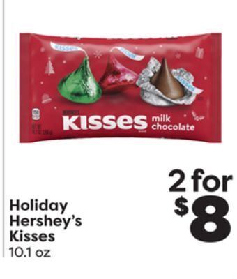 Weis Markets Holiday hershey's kisses offer