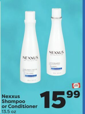 Weis Markets Nexxus shampoo or conditioner offer