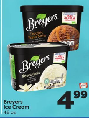 Weis Markets Breyers ice cream offer