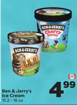 Weis Markets Ben & jerry's ice cream offer