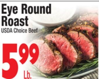 King Kullen Eye round roast offer