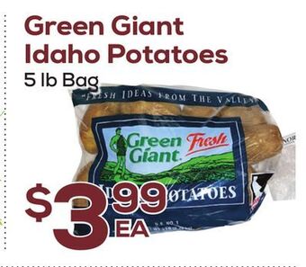 DeCicco & Sons Green giant idaho potatoes offer