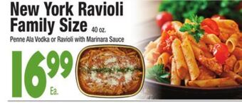 King Kullen New york ravioli family size offer