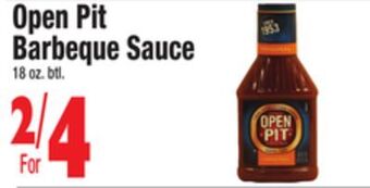 King Kullen Open pit barbeque sauce offer