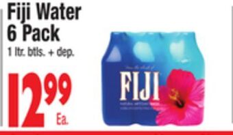 King Kullen Fiji water 6 pack offer