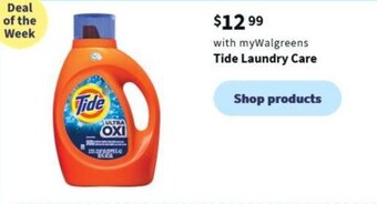 Walgreens Tide Laundry Care offer