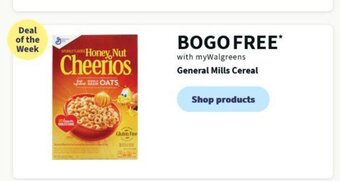 Walgreens General Mills Cereal offer