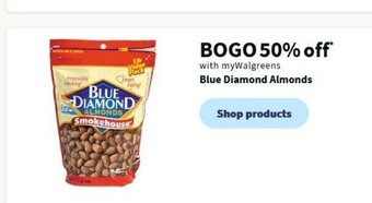 Walgreens Blue Diamond Almonds offer