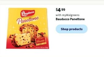 Walgreens Bauducco Panettone offer