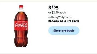 Walgreens 2L Coca-Cola Products offer