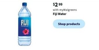Walgreens Fiji Water offer