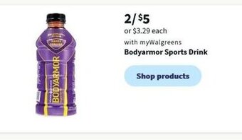 Walgreens Bodyarmor Sports Drinks offer