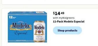 Walgreens 12-Pack Modelo Especial offer