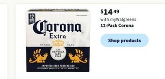 Walgreens 12-Pack Corona offer