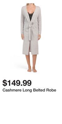 TJ Maxx Cashmere long belted robe offer