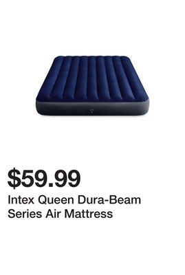 Kmart Intex queen dura-beam series air mattress offer