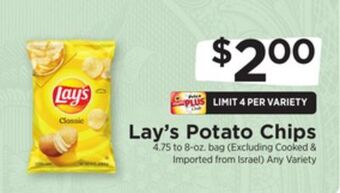 ShopRite Potato chips offer
