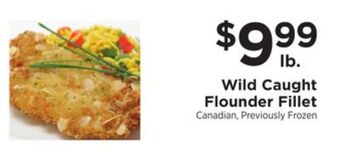 ShopRite Wild caught flounder fillet offer
