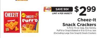 ShopRite Snack crackers offer