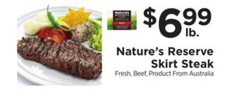 ShopRite Skirt steak offer
