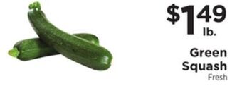 ShopRite Green squash offer