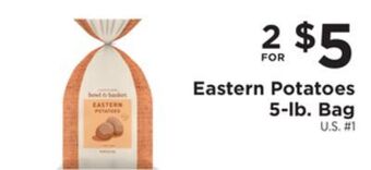ShopRite Eastern potatoes 5-lb. bag offer