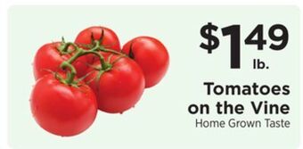 ShopRite Tomatoes on the vine offer