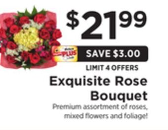 ShopRite Exquisite rose bouquet offer