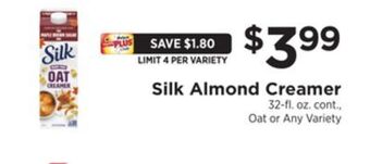 ShopRite Almond creamer offer