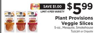 ShopRite Veggie slices offer
