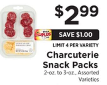 ShopRite Charcuterie snack packs offer