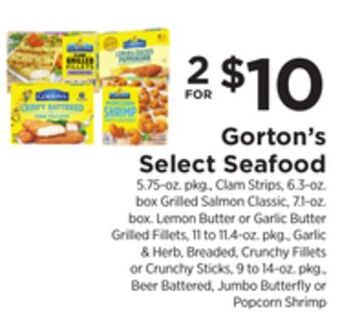 ShopRite Select seafood offer