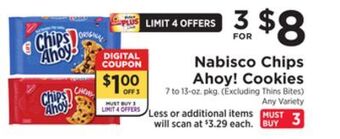 ShopRite Chips ahoy! cookies offer