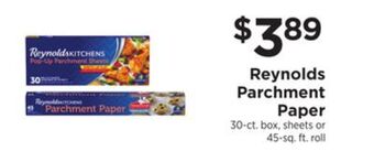ShopRite Parchment paper offer