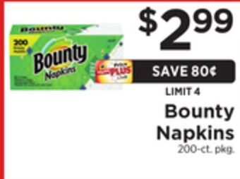 ShopRite Napkins offer