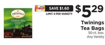ShopRite Tea bags offer