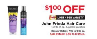 ShopRite Hair care offer