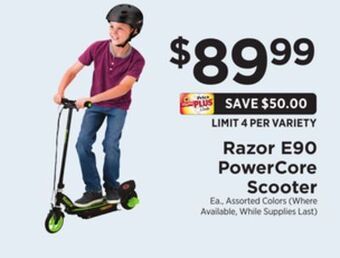 ShopRite E90 powercore scooter offer