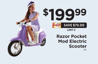 ShopRite Pocket mod electric scooter offer