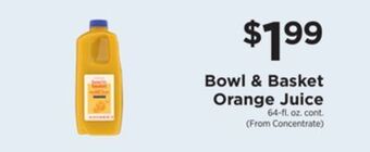 ShopRite Orange juice offer