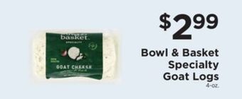 ShopRite Specialty goat logs offer