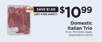 ShopRite Domestic italian trio offer