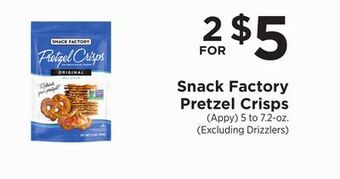 ShopRite Pretzel crisps offer